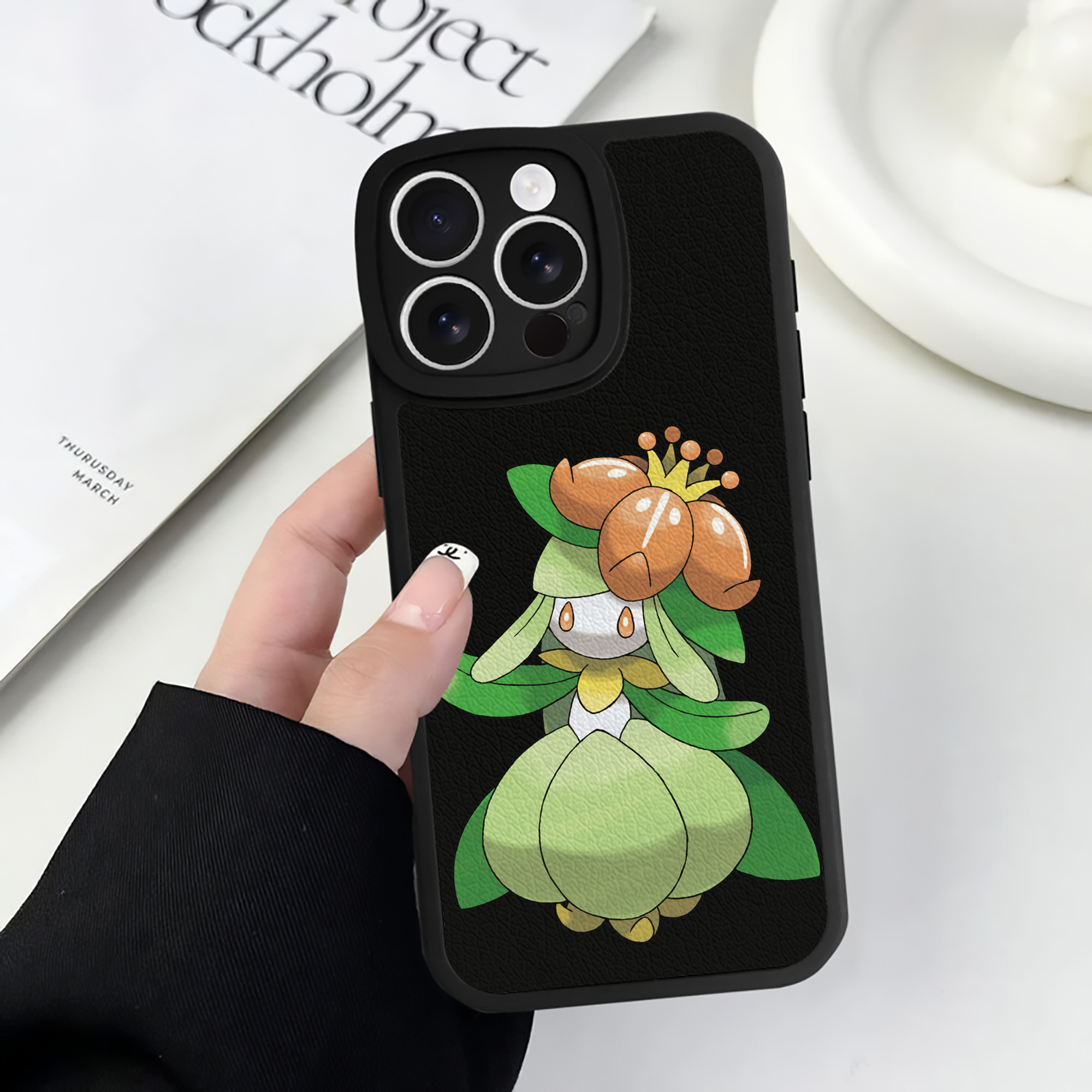 （画像用） ポケットモンスター Pokémon 【iPhone 16シリーズ対応】シリコンスマホケース（レザー調） 材質：シリコン